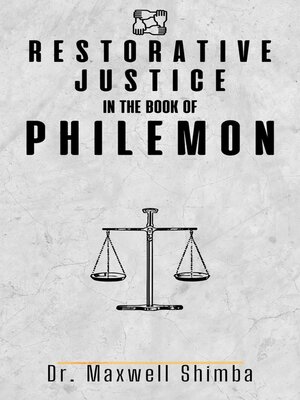 cover image of Restorative Justice in the Book of Philemon